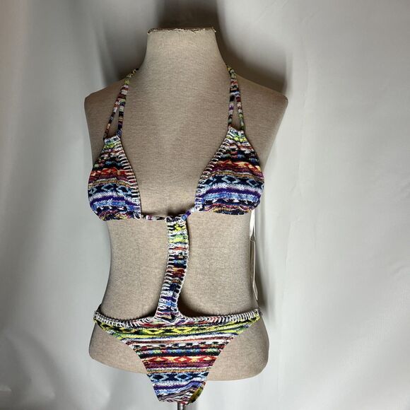 NWT $180 Ale By Alessandra Beach Blanket Monokini Swimsuit [ SZ Large ] #3128 - Picture 1 of 16